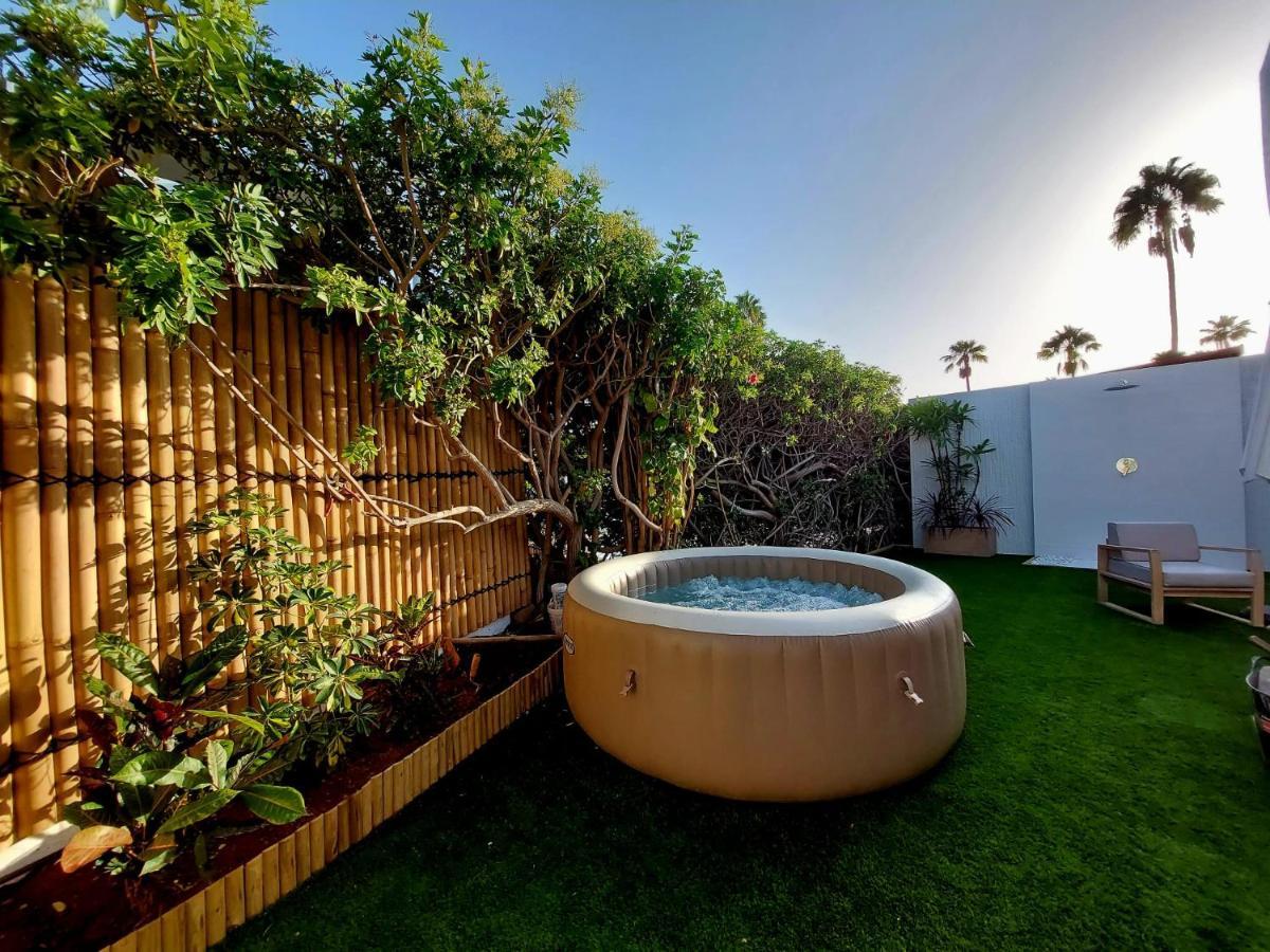 Bungalow De Diseno Hidromasajes Terraza Y Piscina. San Bartolomé Exterior foto