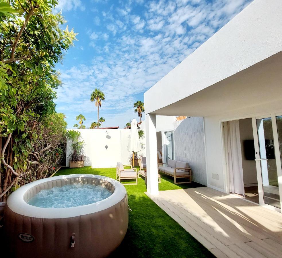 Bungalow De Diseno Hidromasajes Terraza Y Piscina. San Bartolomé Exterior foto